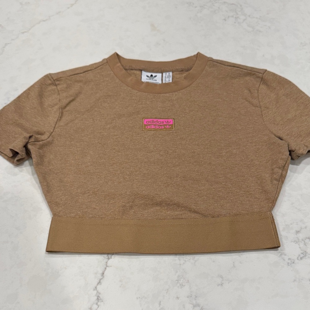 Adidas Women's Brown Crop Top